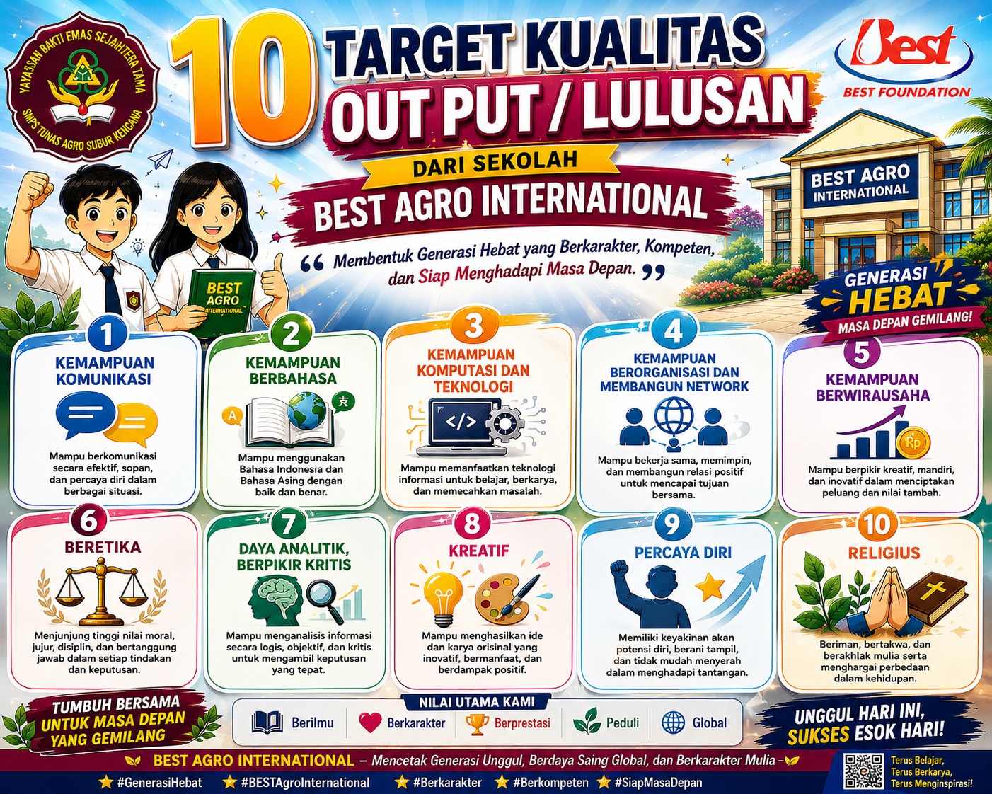 10 TARGET LULUSAN BEST AGRO INTERNATIONAL
